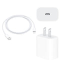 Fast Charger Bundle - Type-C to Lightning Cable (1m) + 20W Adapter for iPhone, iPad