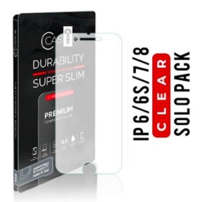 Tempered Glass Screen Protector for Apple iPhone 6, 6S, 7, and 8 - Clear