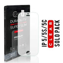 Tempered Glass Screen Protector for Apple iPhone 5, 5S, 5C, and SE - Clear