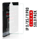Tempered Glass Screen Protector for Apple iPhone X, XS, and 11 Pro - Clear